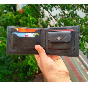 চামড়ার মানিব‍্যাগ+ফ্রি লেদার শাইনার